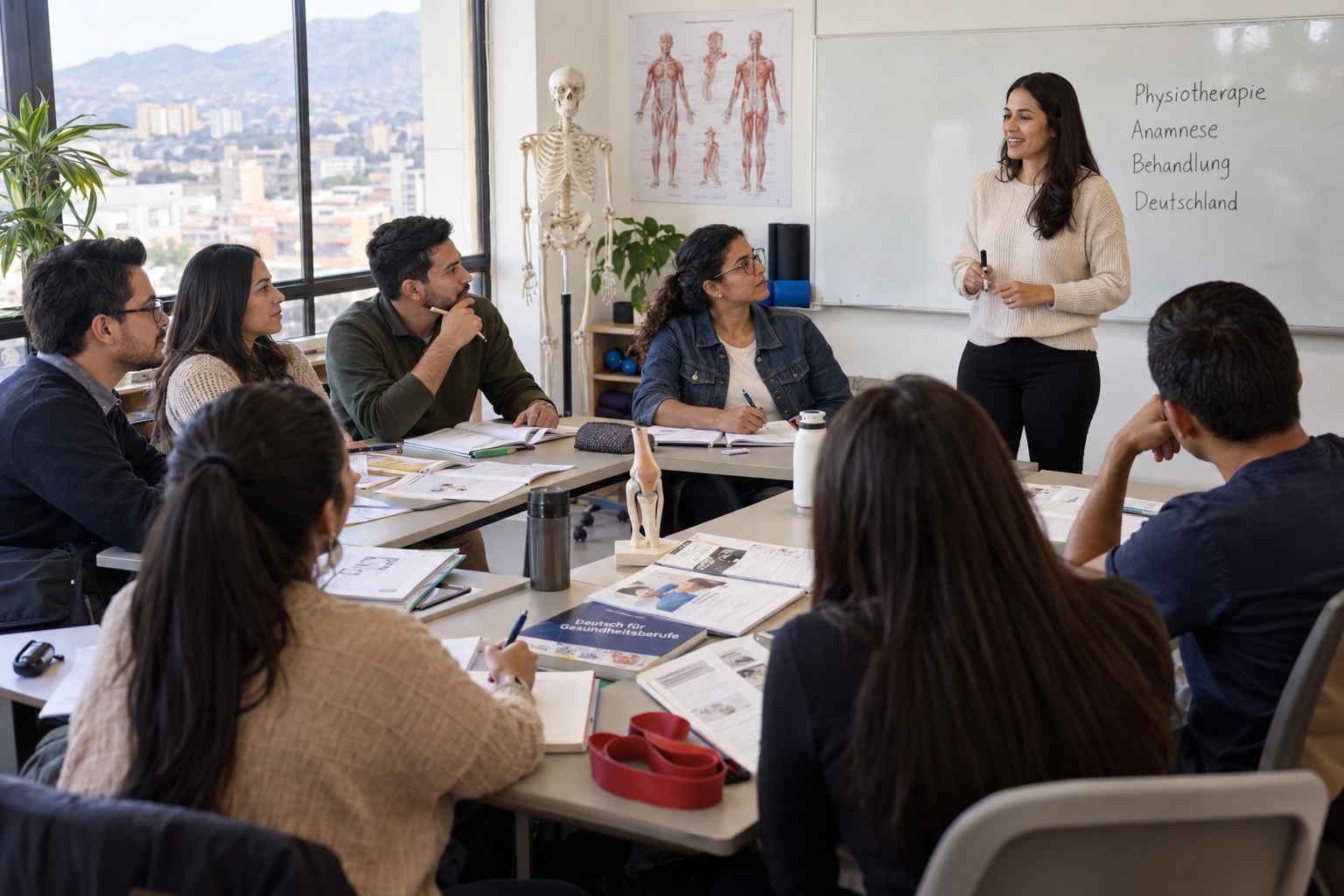 Mehr über den Artikel erfahren In sechs Monaten startklar: Südamerikanische Physiotherapeuten bereiten sich auf Deutschland vor